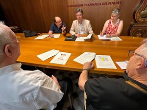 L'alcalde de Vilafranca comença el retorn de les peticions que ha fet el veïnat a les trobades als barris. Ajuntament de Vilafranca
