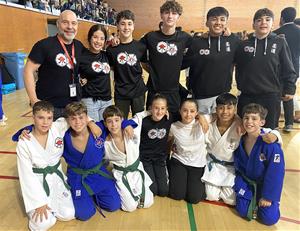 L'equip de l’Escola de Judo Vilafranca - Vilanova. Eix