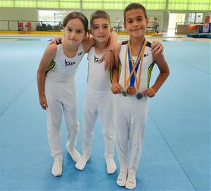 Les gimnastes de l'AE Pasífae