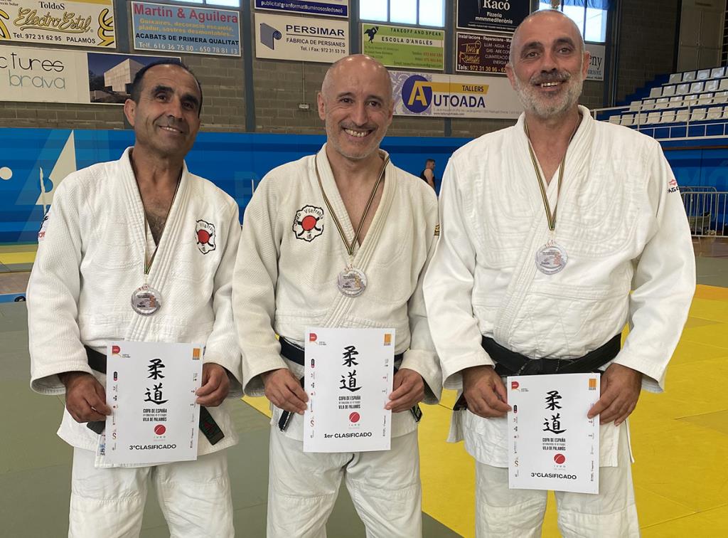 L'Escola de Judo Vilafranca-Vilanova a la Copa d'Espanya de Veterans. Eix