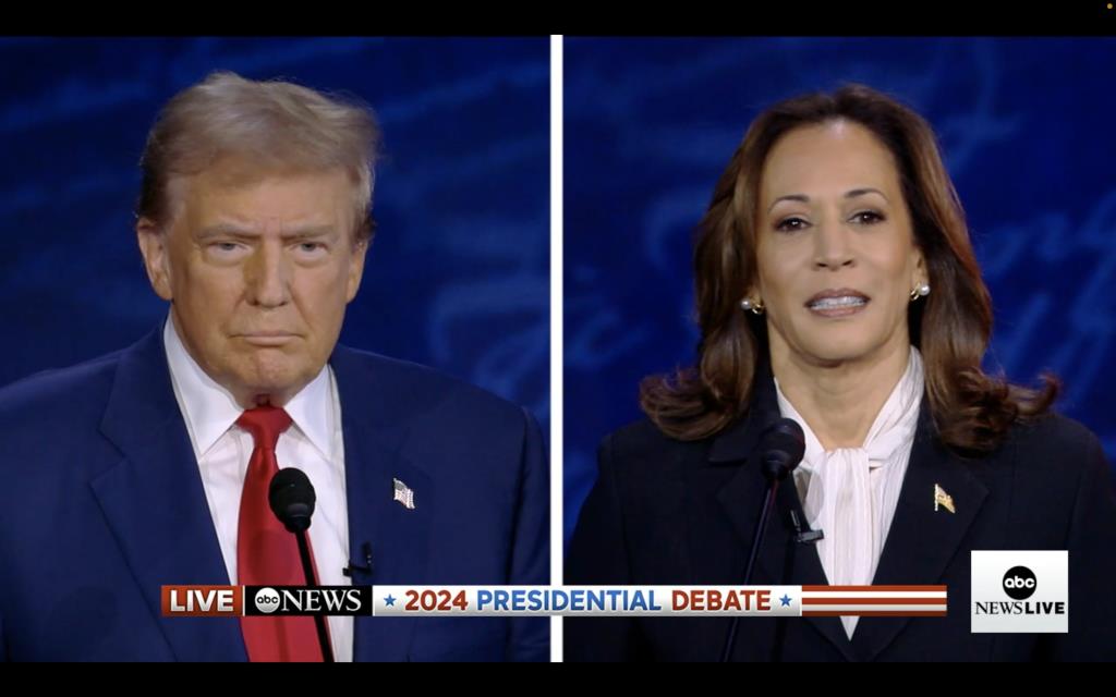 L'expresident dels EUA i candidat republicà, Donald Trump, i la vicepresidenta dels EUA i candidata demòcrata, Kamala Harris. ACN