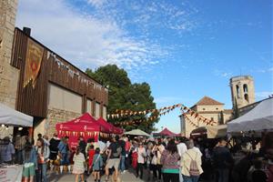 Lluïda Sarroca Medieval amb l’ampliació de la zona gastronòmica al voltant del castell