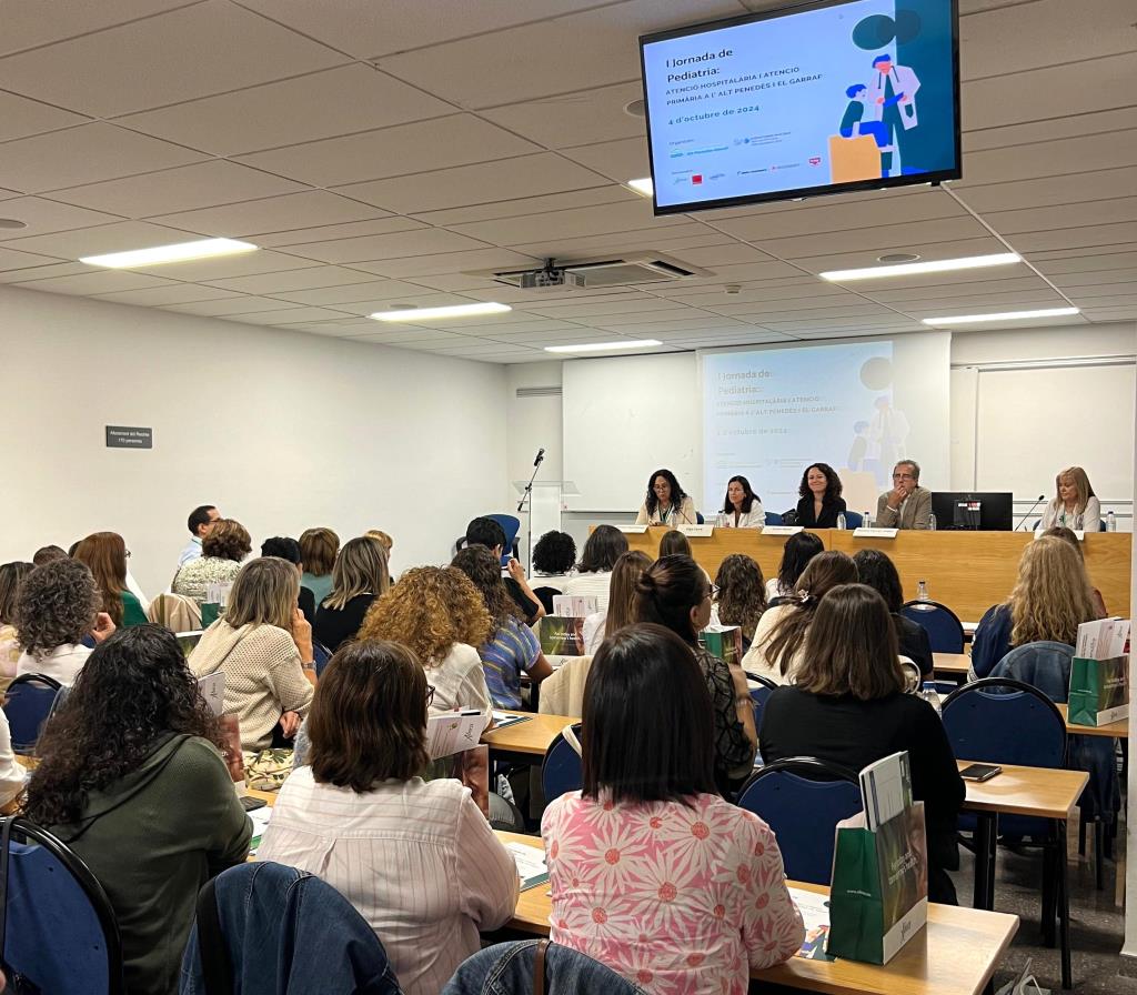 Més d'un centenar de professionals participen en la primera Jornada de Pediatria de l'Alt Penedès i el Garraf. CSAPG