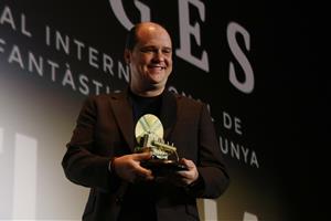 Mike Flanagan recull el Premi Màquina del Temps del Festival de Cinema de Sitges. ACN