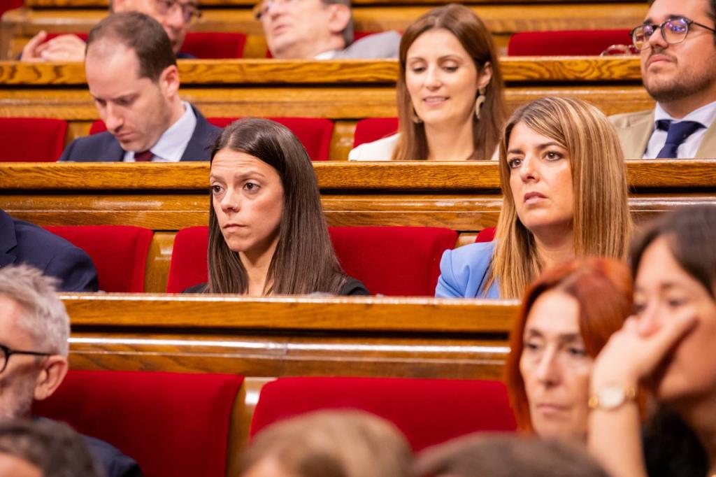 Montse Ortiz al Parlament de Catalunya. Eix