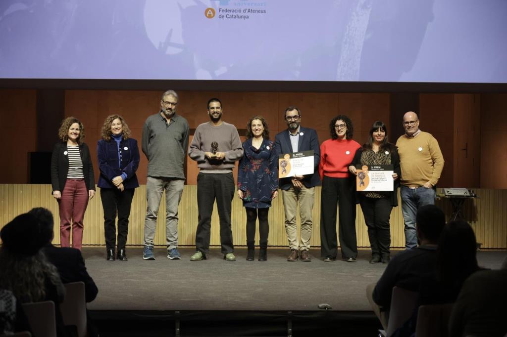 Premiat el projecte social ‘Ponts de futur’ del Casal de Vilafranca, a la 35a edició dels Premis Ateneus. EIX