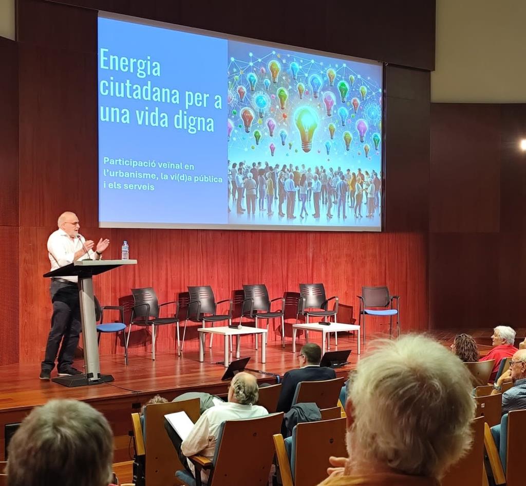 Prop d’un centenar de persones participen al I Congrés sobre el Moviment Veïnal a Vilanova i la Geltrú. FAVVNG