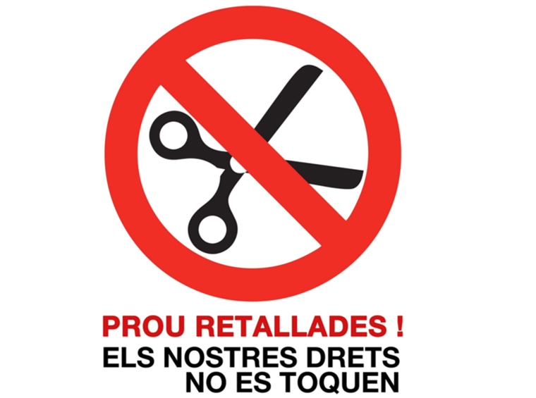 Prou retallades. Eix