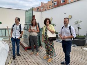 Recta final dels treballs de rehabilitació a la biblioteca Armand Cardona Torrandell de Vilanova