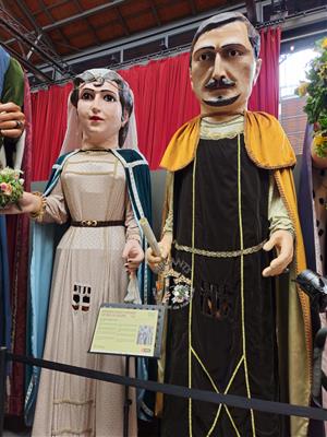 Restauració dels gegants centenaris de Sant Quintí de Mediona