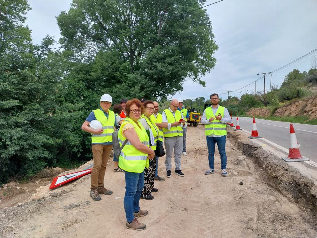 Sant Quintí presenta al Servei Català de Trànsit un pla per reforçar la seguretat i la connectivitat del municipi. Ajt Sant Quintí de Medion