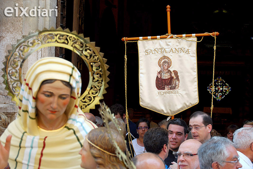 Santa Anna a la Festa Major del Vendrell. Eix