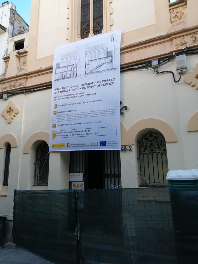 Sitges guanyarà un nou espai cultural amb la remodelació de l'edifici del Patronat. Ajuntament de Sitges