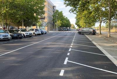 Vilafranca crea 60 noves places d’estacionament en un nou tram de la ronda de Mar. Ajuntament de Vilafranca