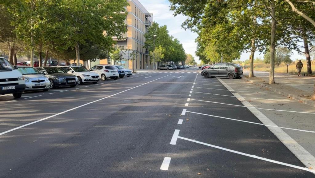 Vilafranca crea 60 noves places d’estacionament en un nou tram de la ronda de Mar. Ajuntament de Vilafranca