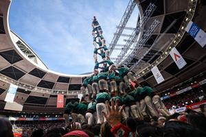 Vilafranca lidera el Concurs de Castells a la fi de la primera ronda amb el 3 de 10 amb folre i manilles. ACN