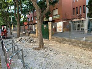 Vilafranca millora l'entorn de l'escola Cristòfor Mestre per a una mobilitat més segura i accessible. Ajuntament de Vilafranca