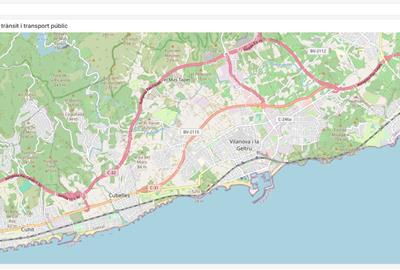 Vilanova i la Geltrú avança cap a solucions de mobilitat intel·ligent. Diputació de Barcelona