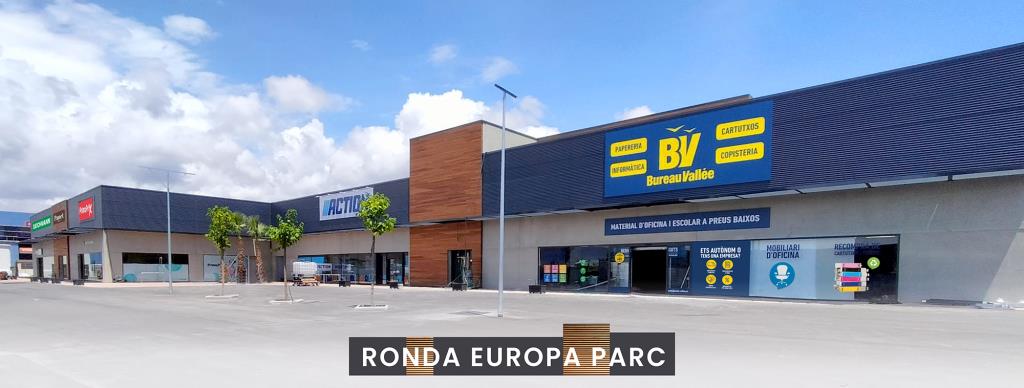 Vilanova i la Geltrú inaugura amb èxit el nou pol comercial sostenible Ronda Europa Parc. Bureau Vallée