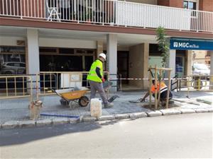 Vilanova i la Geltrú posa en marxa el Pla de Manteniment per reparar voreres i calçades. Ajuntament de Vilanova