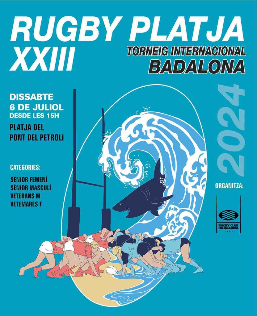 XXIII Torneig de rugbi platja de Badalona. Eix