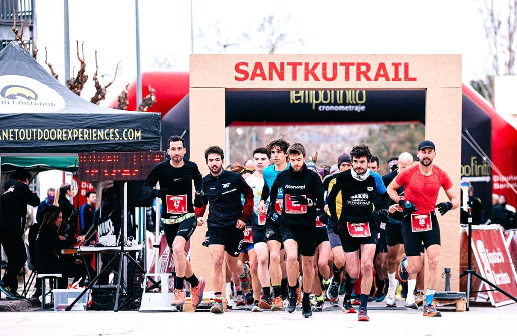 1a edició de la cursa de muntanya Santkutrail a Sant Cugat Sesgarrigues. Eix