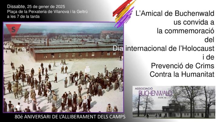 Dia internacional de l’Holocaust  i de Prevenció de Crims Contra la Humanitat