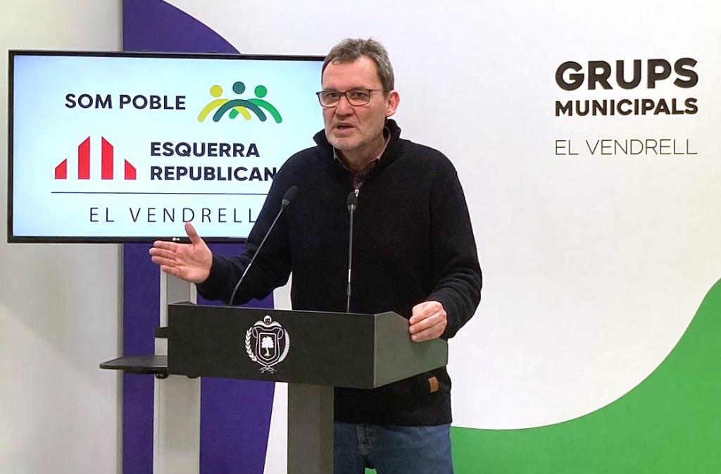 Alfonso González en roda de premsa. Eix