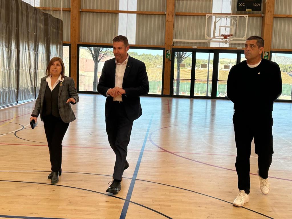 Canyelles trasllada a la Diputació la necessitat d'inversió per impulsar el projecte de Municipi Esportiu i Saludable. Ajuntament de Canyelles