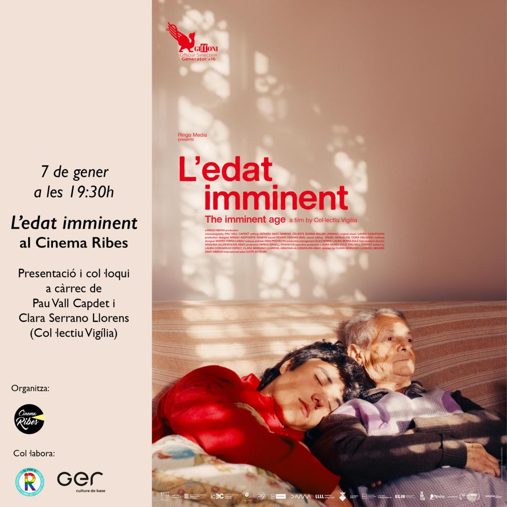 Cinema Ribes presenta 'L'Edat Imminent' protagonitzada per la ribetana Antonia Fernández Mir. EIX