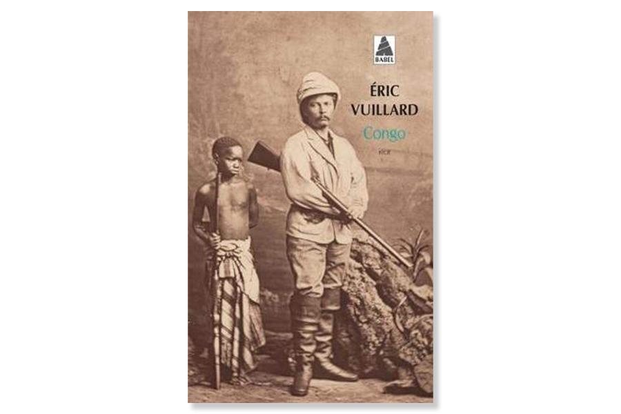 Coberta de 'Congo' d'Eric Vuillard. Eix