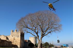 Comença la restauració del castell d’Olèrdola, que permetrà recuperar l’’skyline’ de l’Alt Penedès del segle X