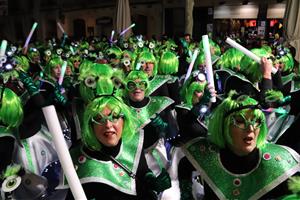 El Carnestoltes s’apodera de Vilanova i la Geltrú amb un espectacle olímpic