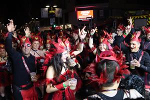 El Carnestoltes s’apodera de Vilanova i la Geltrú amb un espectacle olímpic