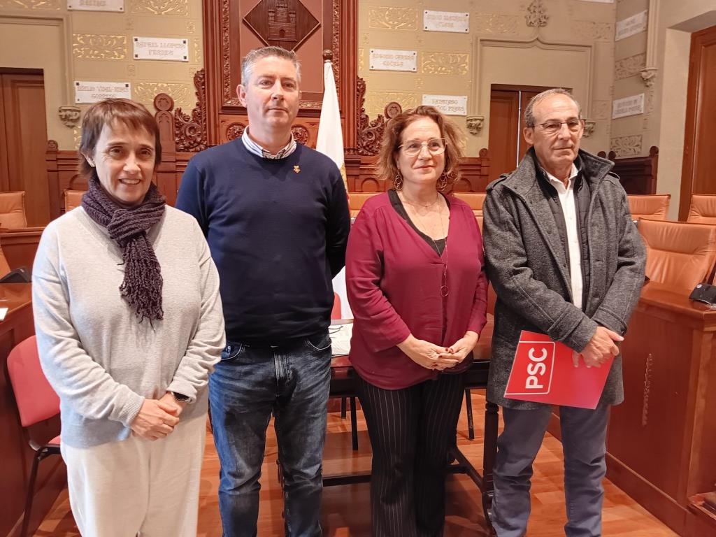 El PSC pacta amb el govern de Sitges el pressupost municipal de 2025. Ajuntament de Sitges