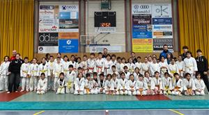 Els judoques de l'Escola de Judo Vilafranca - Vilanova. Eix