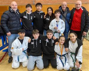 Els judoques de l'Escola de Judo Vilafranca - Vilanova