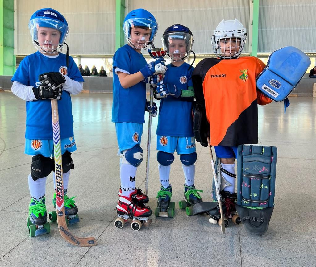 Guanyadors de la IV edició del Torneig 3x3 d’hoquei patins del Club Patí Sant Ramon. Eix