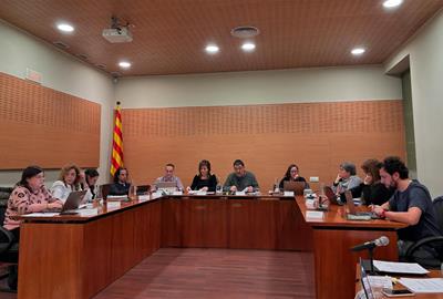 Imatge d'arxiu del ple municipal de Gelida. Eix