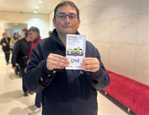 L'equip de futbol Diversitat Mas Albornà a l'entrega de premis