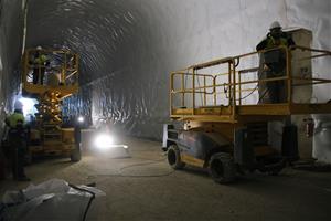 Les obres del túnel ferroviari de Roda de Berà s'han executat en un 70% i finalitzaran en el termini previst