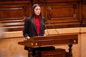 Montse Ortiz, portaveu de Junts per Catalunya a la Comissió d’Esports del Parlament. Eix