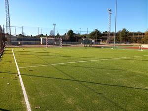 Nou camp de futbol de gespa artificial de Guardiola de Font-rubí 