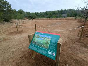 Nova bassa d’amfibis al Bosc de Can Bruguera per potenciar la biodiversitat. Ajuntament de Sitges