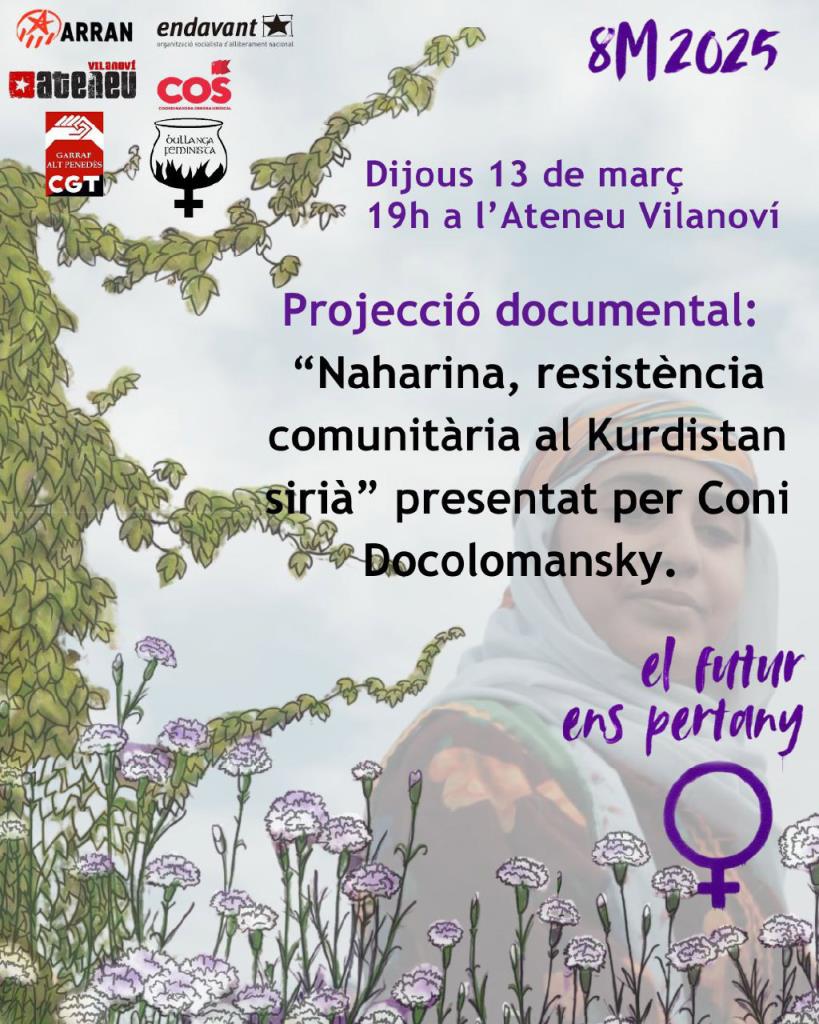 Projecció documental 'Naharina, resistència comunitària la Kurdistan sirià'. Eix