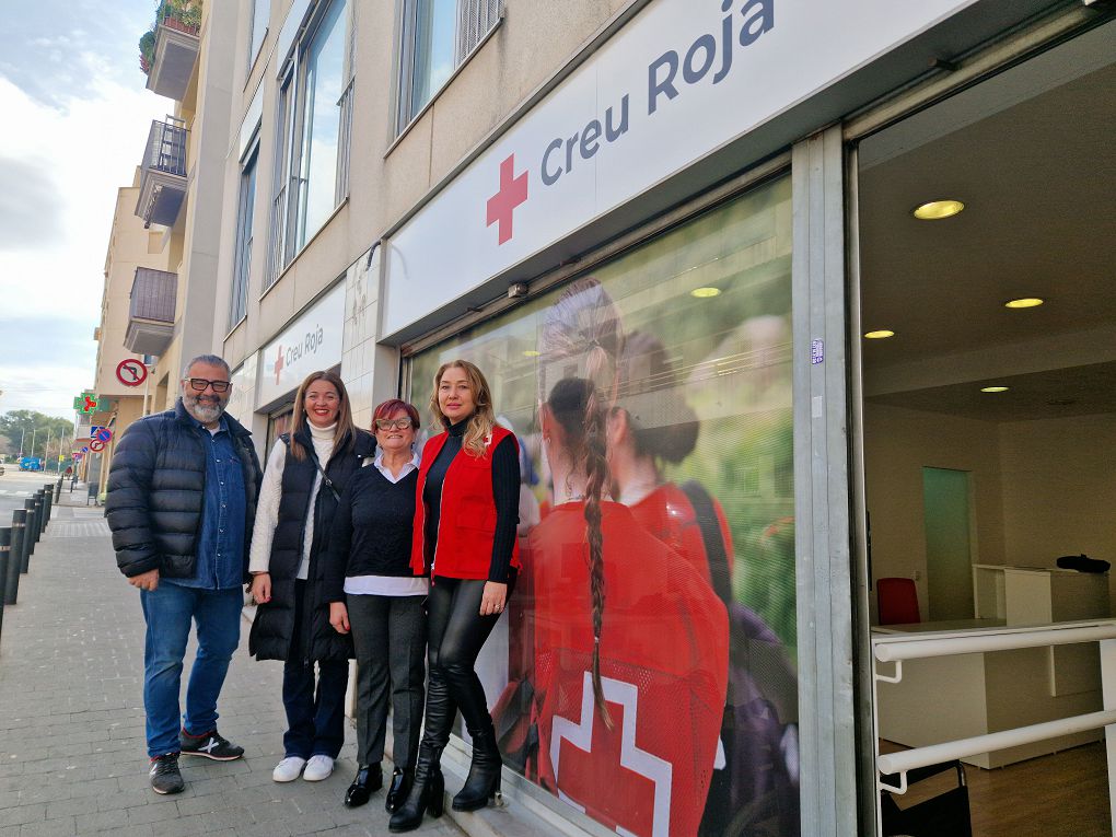 Sant Pere de Ribes cedeix un local a la Creu Roja per reforçar l'acció social. Ajt Sant Pere de Ribes