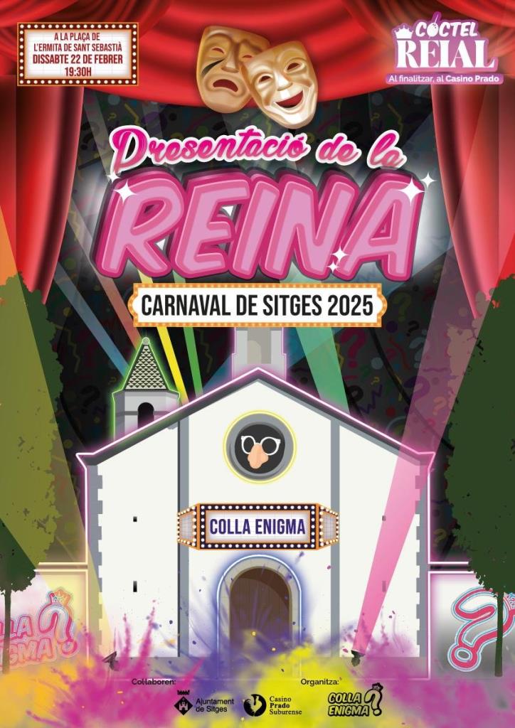 Sitges es rendeix a la màgia del Carnaval: La Reina 2025 es desvetlla aquest dissabte. Ajuntament de Sitges