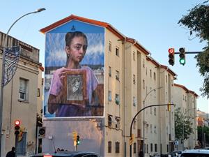 Slim Safont i el seu mural al barri de Sant Joan triomfen en el certamen mundial #StreetArtCities. Ajuntament de Vilanova