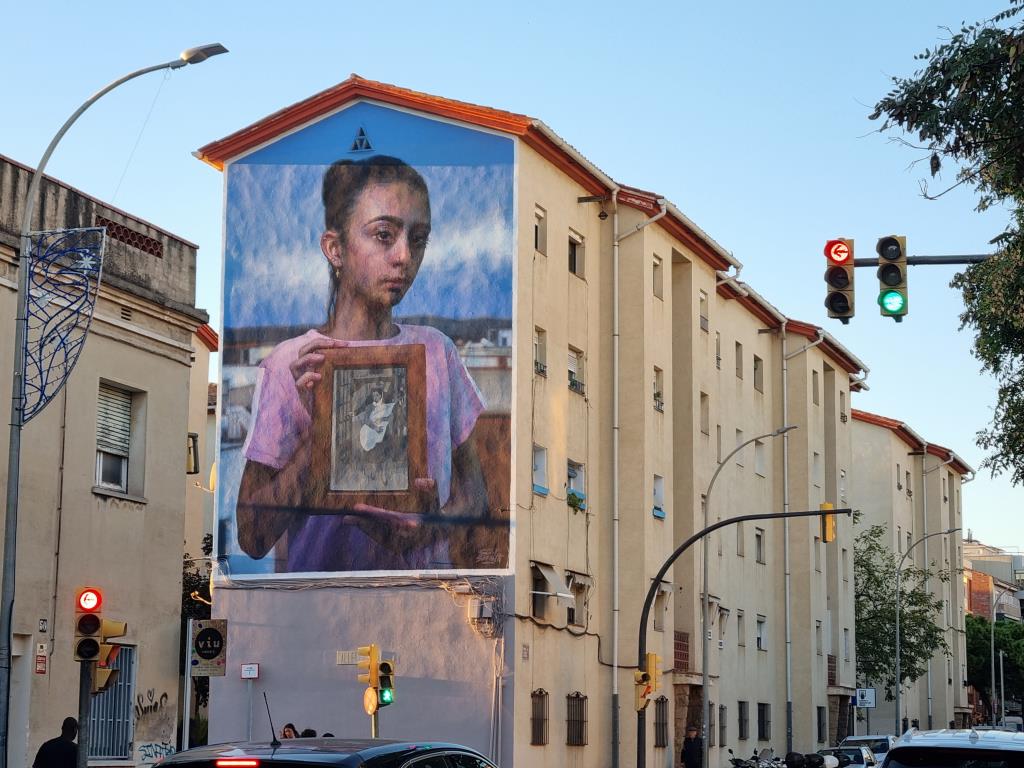 Slim Safont i el seu mural al barri de Sant Joan triomfen en el certamen mundial #StreetArtCities. Ajuntament de Vilanova