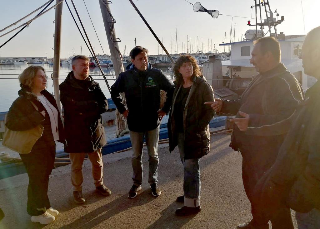 Teresa Jordà i Francesc Marc Álvaro a la Confraria de Pescadors de Vilanova i la Geltrú. Eix